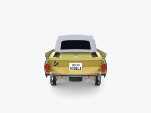 generic 60s amphibious car top up 3D Модель