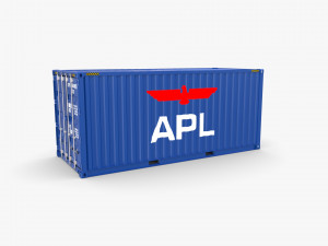 20ft shipping container apl Modèle 3D