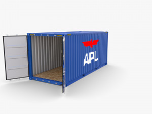 20ft shipping container apl Modèle 3D