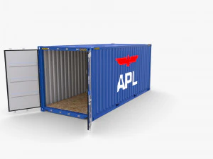 20ft shipping container apl 3D Model