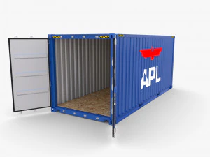 20ft shipping container apl 3D Model