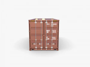 20ft shipping container cai v1 3D Model
