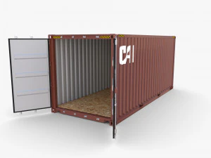 20ft shipping container cai v1 3D Model