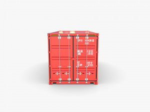 20ft shipping container cai v2 Model 3D