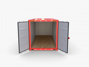 20ft shipping container cai v2 Model 3D