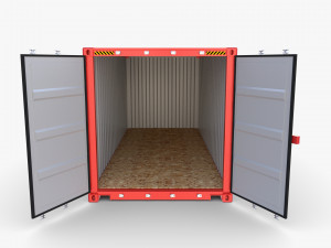 20ft shipping container cai v2 Model 3D