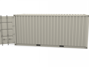 20ft shipping container cai v2 Model 3D