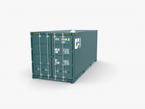 20ft shipping container cai v3 Model 3D