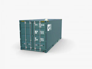 20ft shipping container cai v3 3D Model