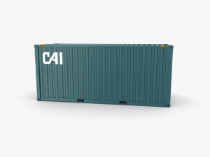 20ft shipping container cai v3 Model 3D