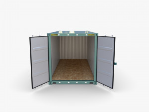 20ft shipping container cai v3 Model 3D