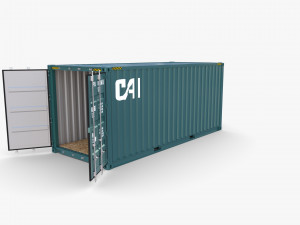 20ft shipping container cai v3 Model 3D