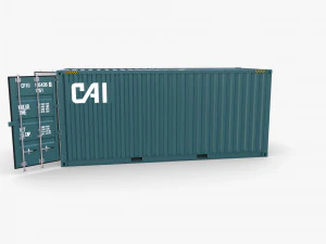 20ft shipping container cai v3 3D Model