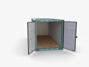 20ft shipping container cai v3 Model 3D