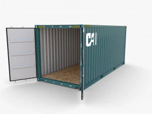 20ft shipping container cai v3 3D Model