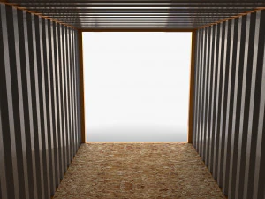20ft shipping container containerships 3D Model