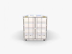 20ft shipping container cosco shipping v2 3D Модель