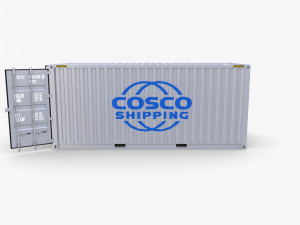 20ft shipping container cosco shipping v2 3D Модель