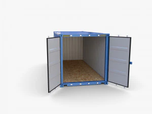 20ft shipping container cosco v1 3D Model