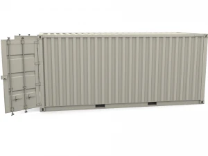 20ft shipping container cosco v1 3D Model