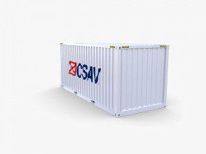 20ft shipping container csav v1 3D Model
