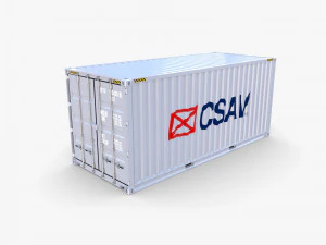 20ft shipping container csav v1 3D Model
