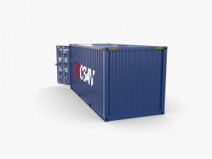 20ft shipping container csav v2 Model 3D