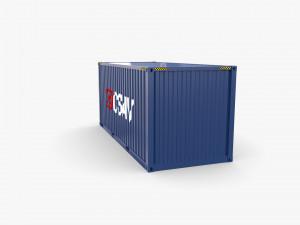 20ft shipping container csav v2 Model 3D