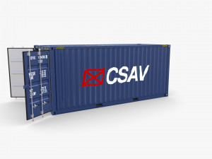 20ft shipping container csav v2 Model 3D