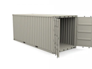 20ft shipping container hmm v1 3D Model