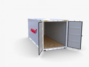 20ft shipping container hmm v3 3D Model