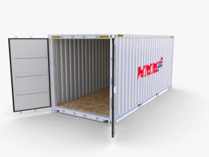 20ft shipping container hmm v3 3D Model