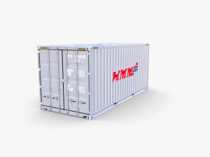 20ft shipping container hmm v3 3D Model