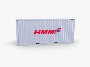 20ft shipping container hmm v3 3D 模型