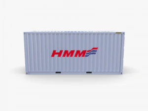 20ft shipping container hmm v3 3D Model