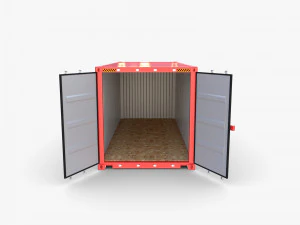 20ft shipping container hmm v4 3D Model