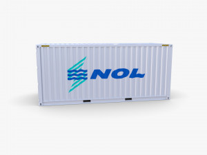 20ft shipping container nol Modelo 3D