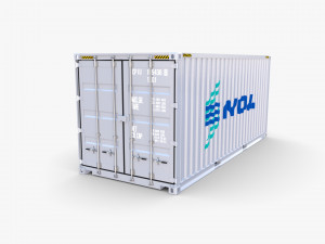 20ft shipping container nol Modelo 3D