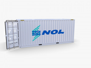 20ft shipping container nol Modelo 3D