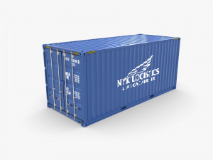 20ft shipping container nyk logistics v1 3D मॉडल