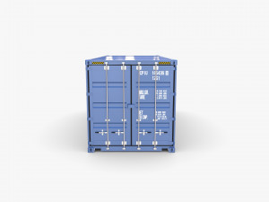 20ft shipping container nyk logistics v1 3D मॉडल