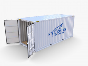 20ft shipping container nyk logistics v2 3Dモデル