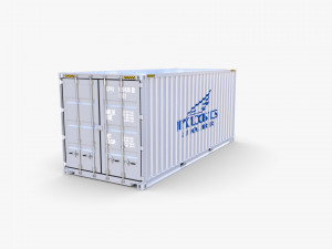 20ft shipping container nyk logistics v2 Modelo 3D