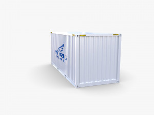 20ft shipping container nyk logistics v2 Modelo 3D