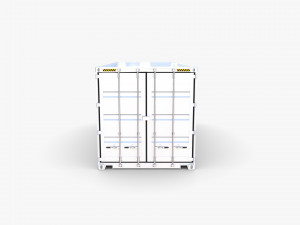 20ft shipping container nyk logistics v2 Modelo 3D