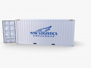 20ft shipping container nyk logistics v2 Modelo 3D