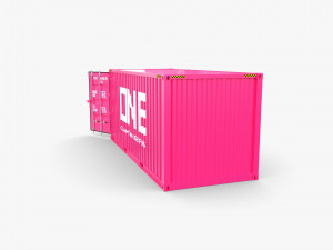 20ft shipping container one 3D Модель