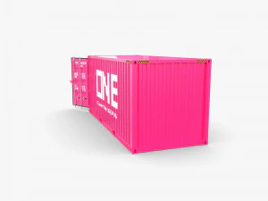 20ft shipping container one 3D Model