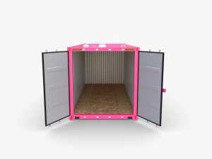 20ft shipping container one 3D Model