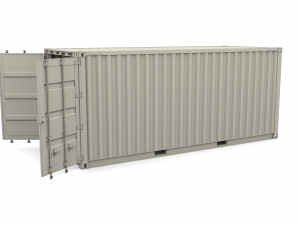 20ft shipping container one 3D Модель
